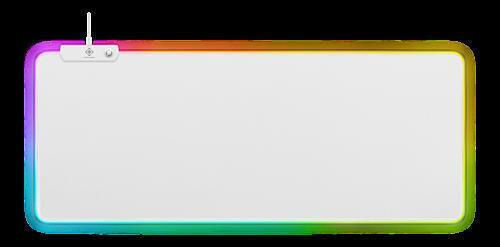 Deltaco GAM-079 Mauspad XXL (900mm) mit RGB-Beleuchtung Weiß