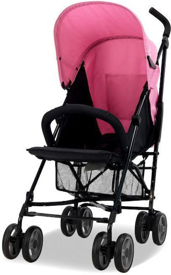 Asalvo Trotter Plus Umbrella Stroller Suitable for Newborn Black Pink 7.3kg