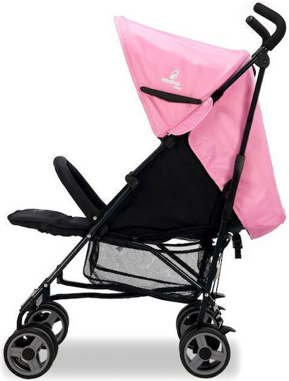 Asalvo Trotter Plus Umbrella Stroller Suitable for Newborn Black Pink 7.3kg