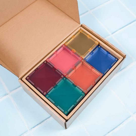 Connetix Μαγνητικό Παιχνίδι Κατασκευών Pastel Square για Παιδιά 3+ Ετών