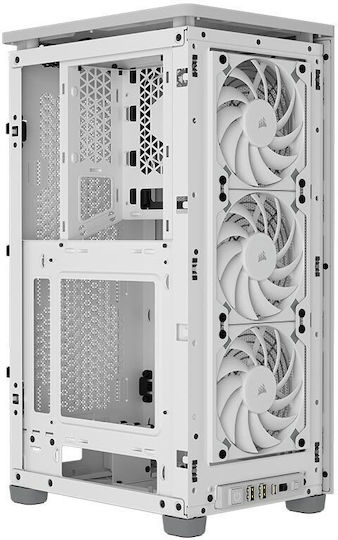 Corsair 2000D Airflow Mini Tower Κουτί Υπολογιστή Λευκό