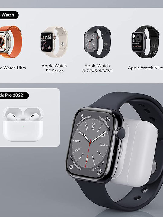 ESR Portable Wireless Charger Wearable Charger Apple Watch Whiteς