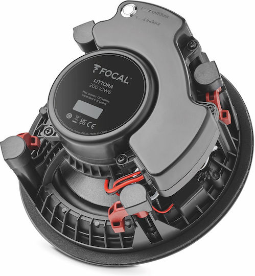 Focal Littora 200 ICW6 Ηχείο Οροφής 130W (Τεμάχιο) Μαύρο