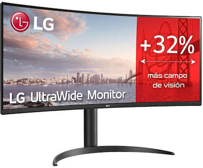 LG 34WP75CP-B Ултраширок VA HDR (High Dynamic Range) Извити Монитор 34" QHD 3440x1440 160Hz