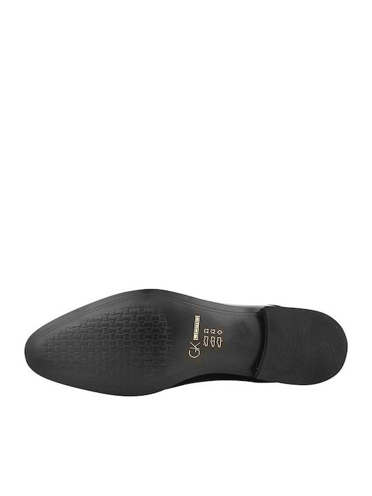 Herrenschuhe aus Lackleder Schwarz