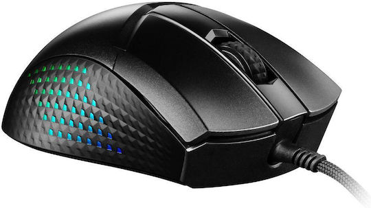 MSI Clutch GM51 Ασύρματο RGB Gaming Ποντίκι 6400 DPI Μαύρο