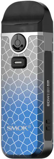 Smok Nord 4 Blue Leather Kit Pod Kit 4.5ml με Ενσωματωμένη Μπαταρία