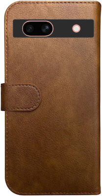 Rosso Element Synthetic Leather Wallet Brown (Google Pixel 7a)