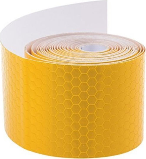 Adhesive Reflective Tape Yellow W5cm x L5m