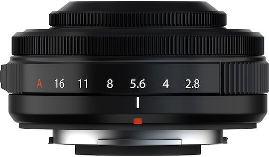Fujifilm Crop Φωτογραφικός Φακός XF 27mm f/2.8 R WR Wide Angle για Fujifilm X Mount Μαύρος