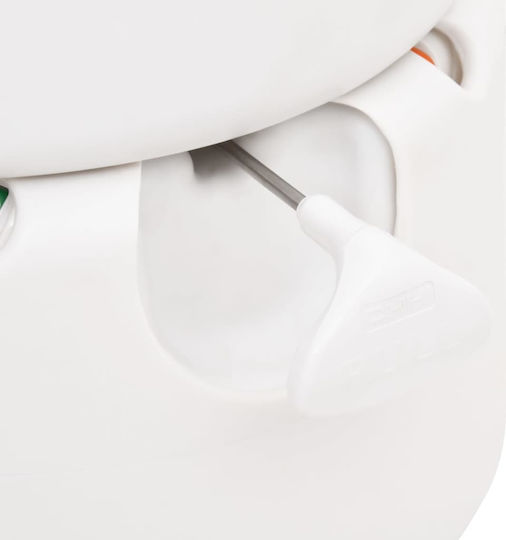 vidaXL Chemical Toilet Integrated from HDPE & Enamel 24lt