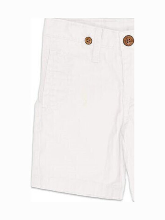Kinder-Shorts/Bermudas Stoff Weiß