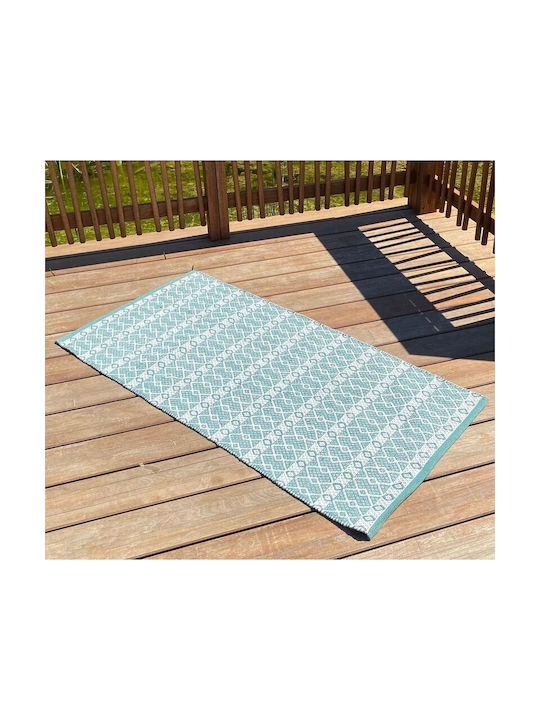 Koulis Carpets Santorini Rug Rectangular Summer Cotton Green