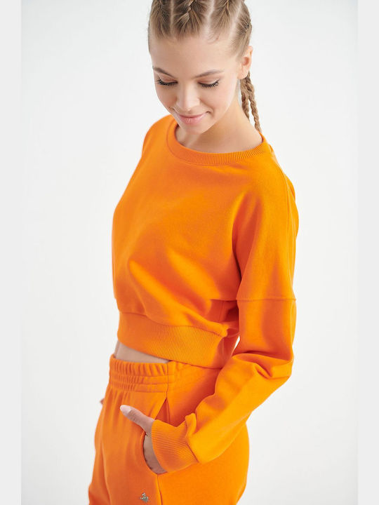 SugarFree Women's Sweatshirt Orange