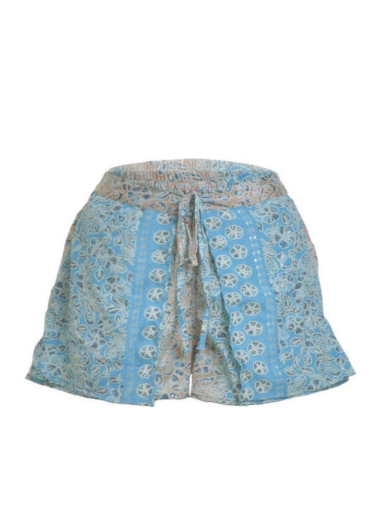 Ble Resort Collection Feminin Pantaloni scurți de Plajă Turcoaz