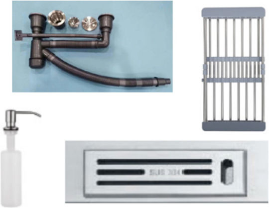 Hydra WS 68-033 Кухненска Мивка Drop-In Inox Гладко (Сатенено Покритие) 80x50см Сребриста Hydra WS 68-033 Кухненска Мивка Drop-In Inox Гладко (Сатенено Покритие) 80x50см Сребриста