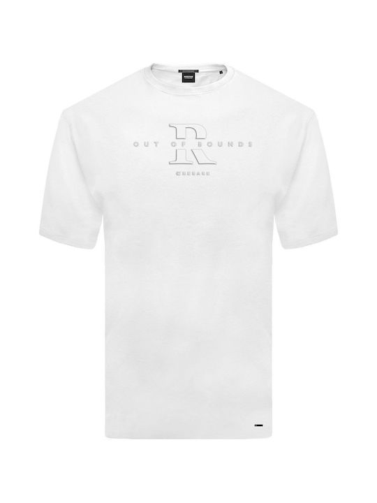 Rebase 231.RTS.016 Men's Short Sleeve T-shirt White RTS-016