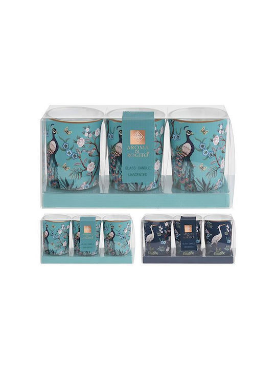Next Aromatic Candle in Blue Jar 5.2x6.3cm 3 Pieces