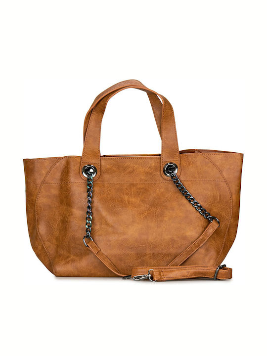 Set Women's Bag Handbag Tabac Brown