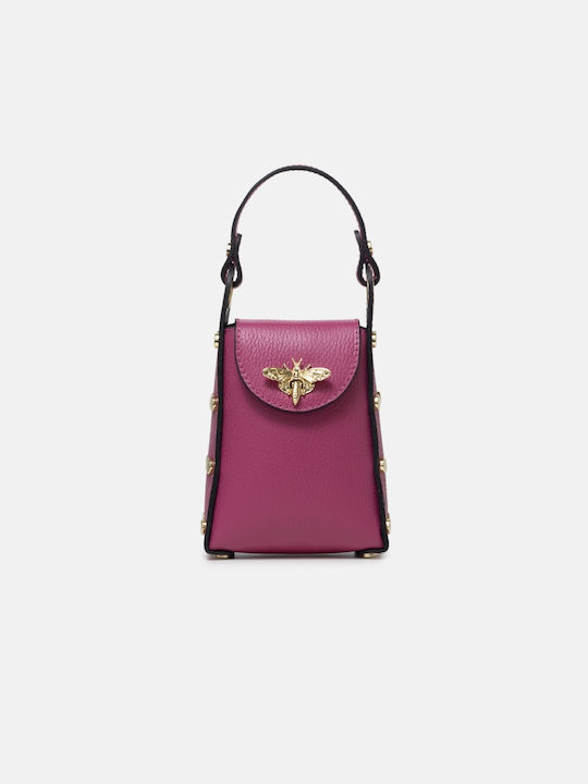 InShoes Leather Women's Bag Hand Fuchsia