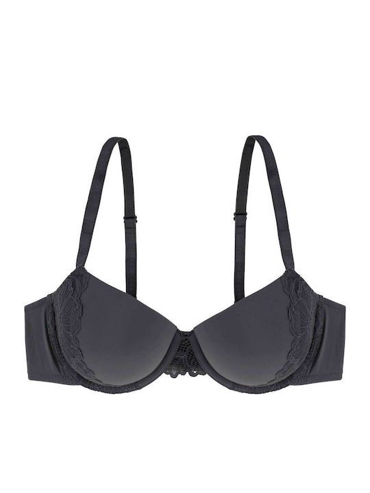 Jovie Demi Anthracite/White Σουτιέν με Μπανέλες 2Pack