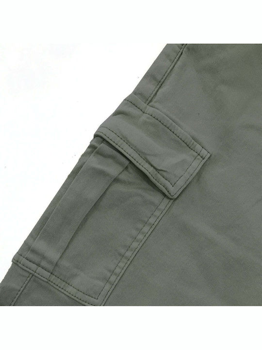 Jean Damă Kaki High Rise Us-sj602-6