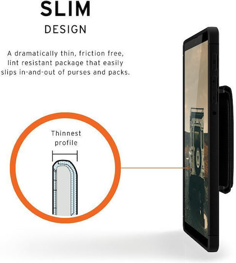 UAG Scout Back Cover Durabilă Neagră (Galaxy Tab A7 Lite)