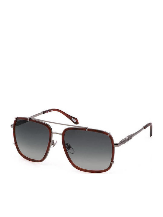 Just Cavalli Sunglasses Brown with Mixed Frame & Gray Lens Just Cavalli Sunglasses Brown with Mixed Frame & Gray Lens