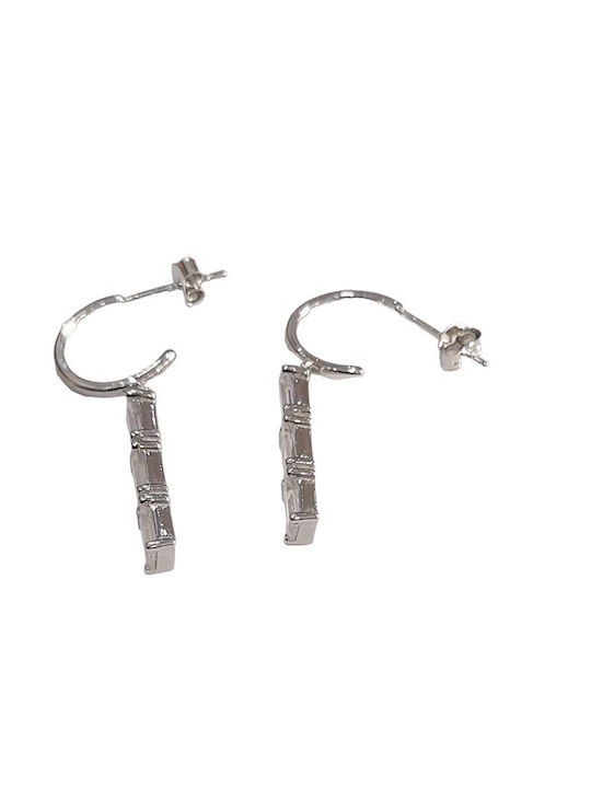 Prince Silvero Earrings made of Silver with Stones