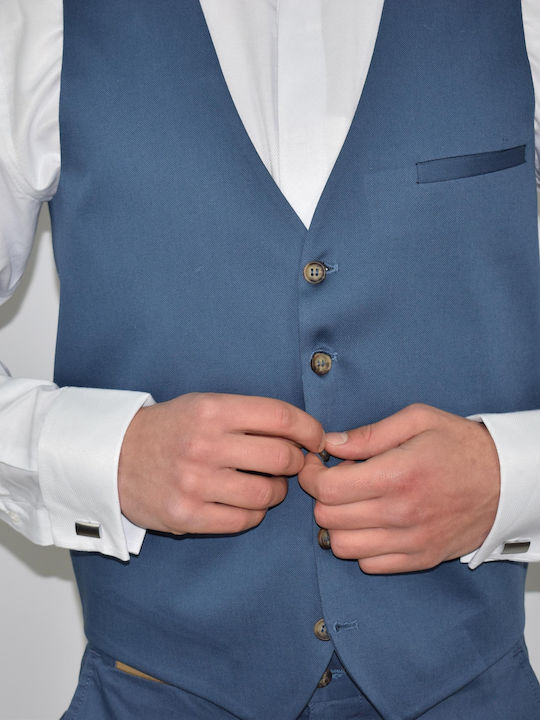 Herrenweste Blau