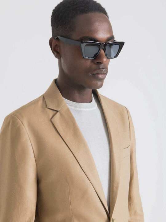 Men's Summer Suit Jacket Slim Fit Beige
