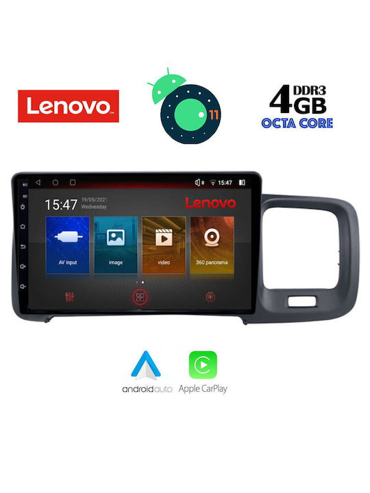 Lenovo Sistem Audio Auto pentru Volvo S60 / S80 2010-2018 (Bluetooth/USB/AUX/WiFi/GPS) cu Ecran Tactil 9"