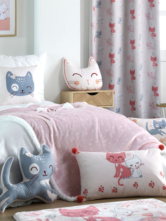 Παιδικό Διακοσμητικό Μαξιλάρι S-F Zoeline Rose 50x30εκ.