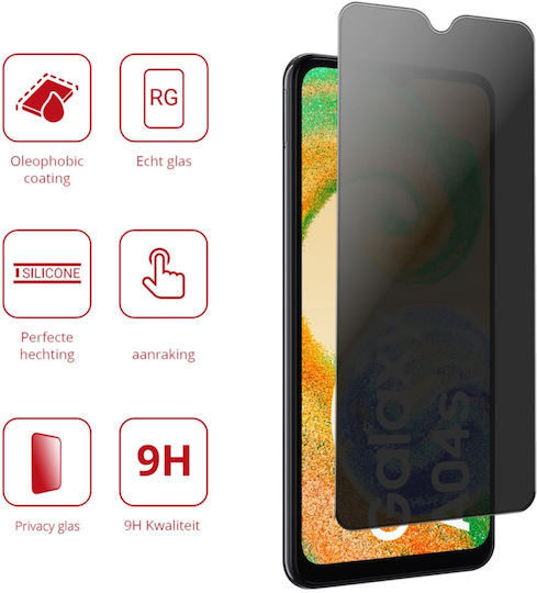 Rosso 2.5D Privacy Tempered Glass (Samsung Galaxy A04)