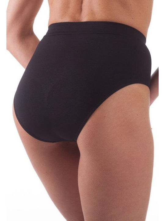 DIANA - 1032 Unsichtbarer Slip - Korsett mit Anorthose-Schwarz 2 STÜCK