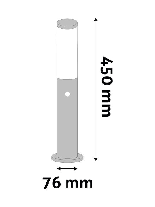 Avide Aolpe27 BOC S Outdoor Floor Lamp IP44 for E27 Socket Black