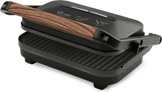 Izzy Panini IZ-2013 Τοστιέρα για 2 Τοστ 1300W Wooden