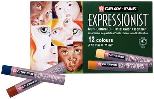 Sakura Λαδοπαστέλ Cray-Pas Expressionist 12 Χρωμάτων
