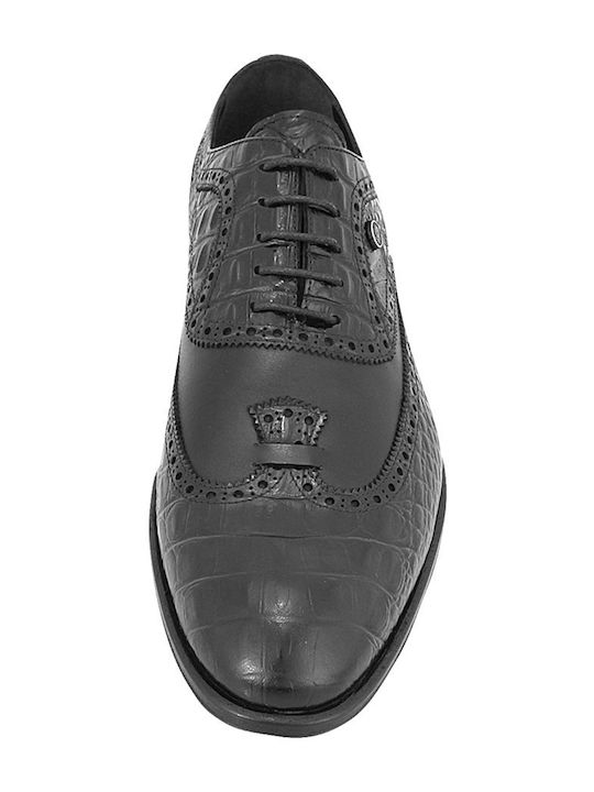 Salb Men's Leather Oxfords Black