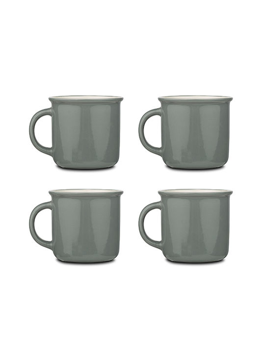Nava Yes You Can Becher aus Porzellan Gray 380ml