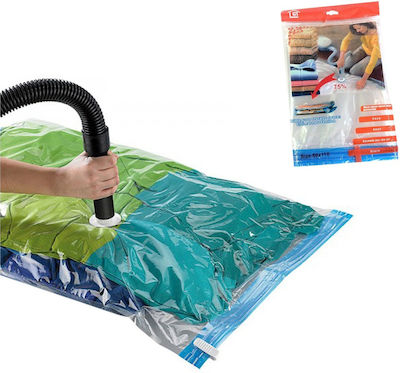 Rolinger Plastic Sac de Depozitare pentru Haine Etanș și cu Vid 80x60cm 1buc