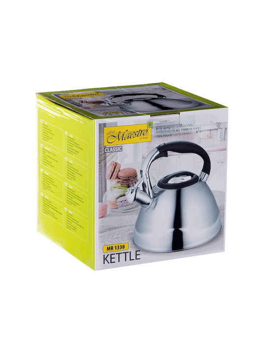 Maestro Aluminum Teapot Silver 3000ml