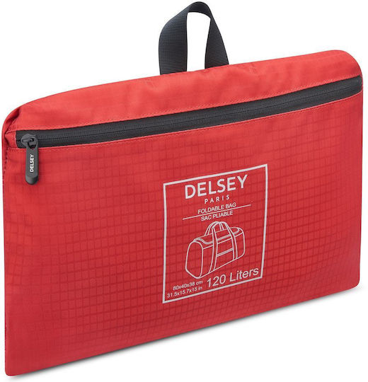 Delsey Nomade Peony Sack Voyage 97lt Red Fabric L79xW37.5xH39.5cm