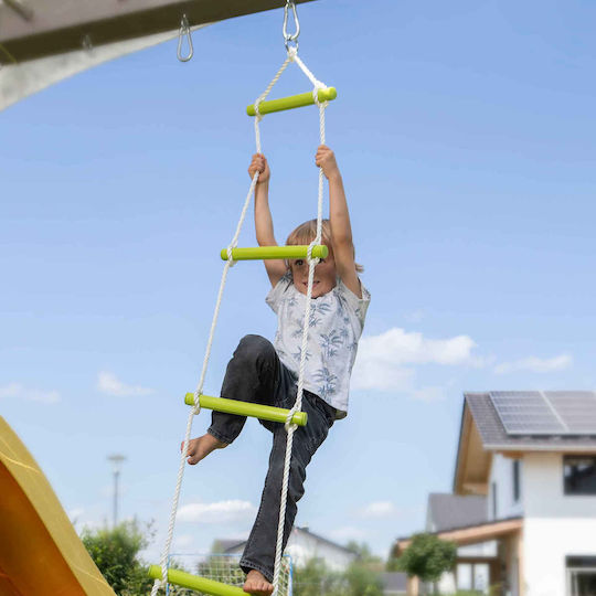 John Climbing Rope made of Wood for 3+ Years Red