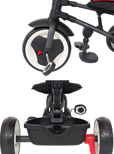 Q Play Rito Air Rubber Convertible with Parental Handle 3 in 1 for 12 Months Black