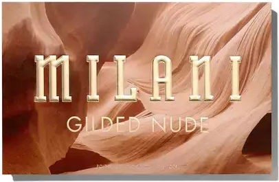 Milani Gilded Nude Palette with Eye Shadows in Pressed Powder Form 9g