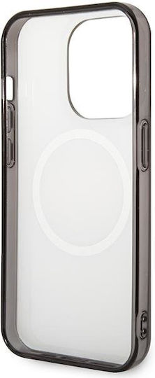 Ferrari Combi MagSafe Back Cover Σιλικόνης Μαύρο (iPhone 14 Pro Max)