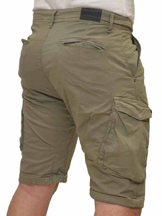 BESCHÄDIGTE HERREN SHORTS RS33D CARGO XAKI