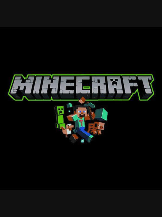 Takeposition Детска блуза Дълъг ръкав Син Game Minecraft Logo