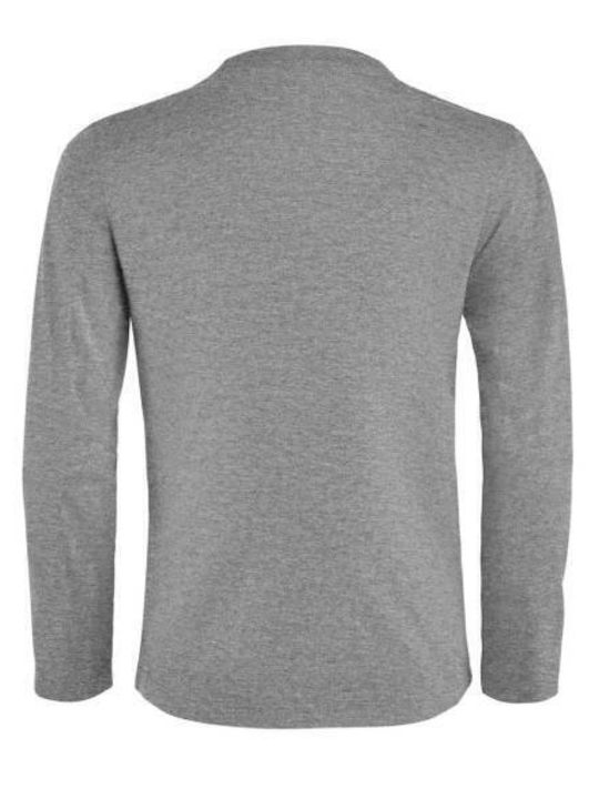 Kids' Shirt Long Sleeve Gray Super Mario Bros